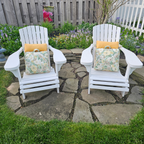 Adirondack Cushion Set - Yellow Floral