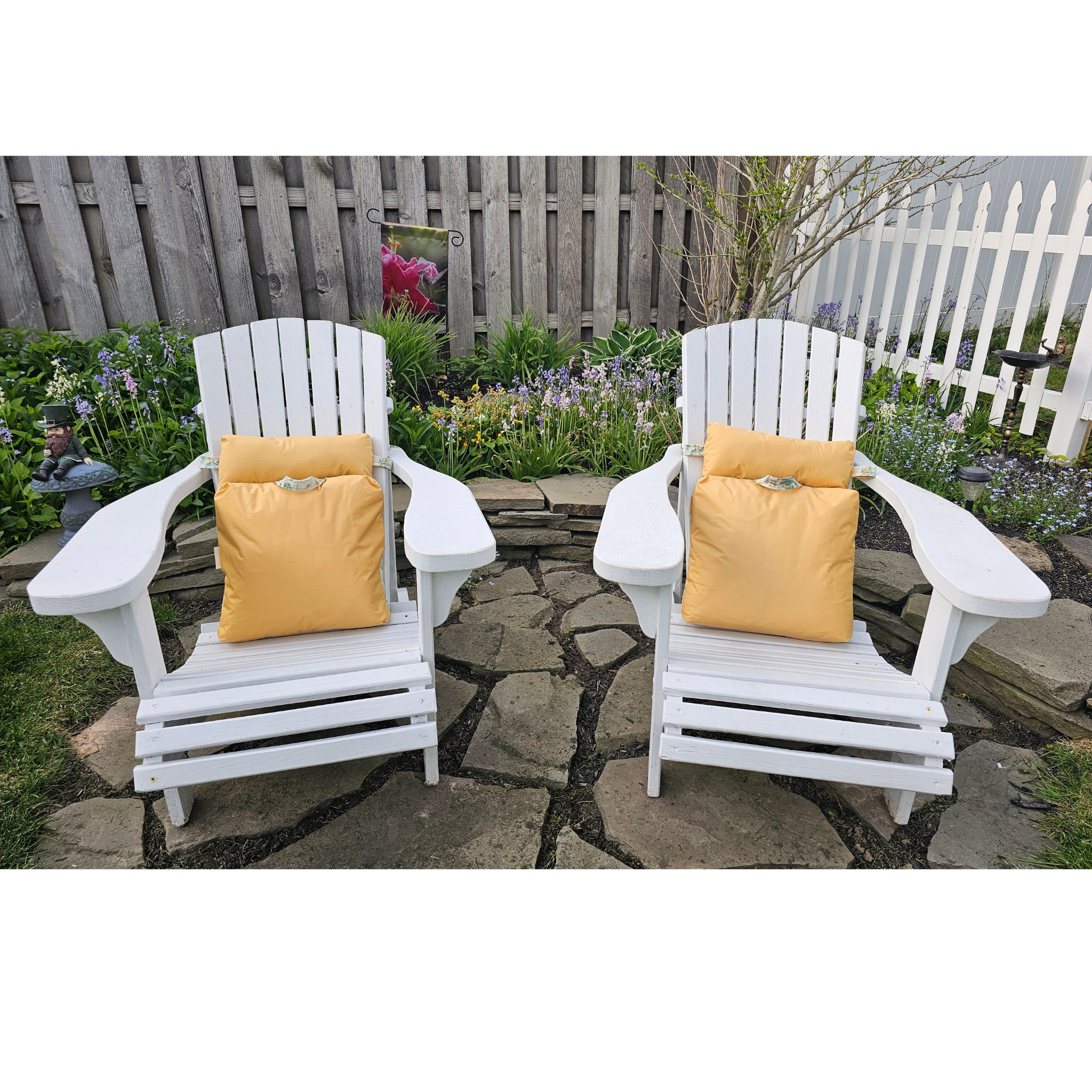 Adirondack Cushion Set - Yellow Floral