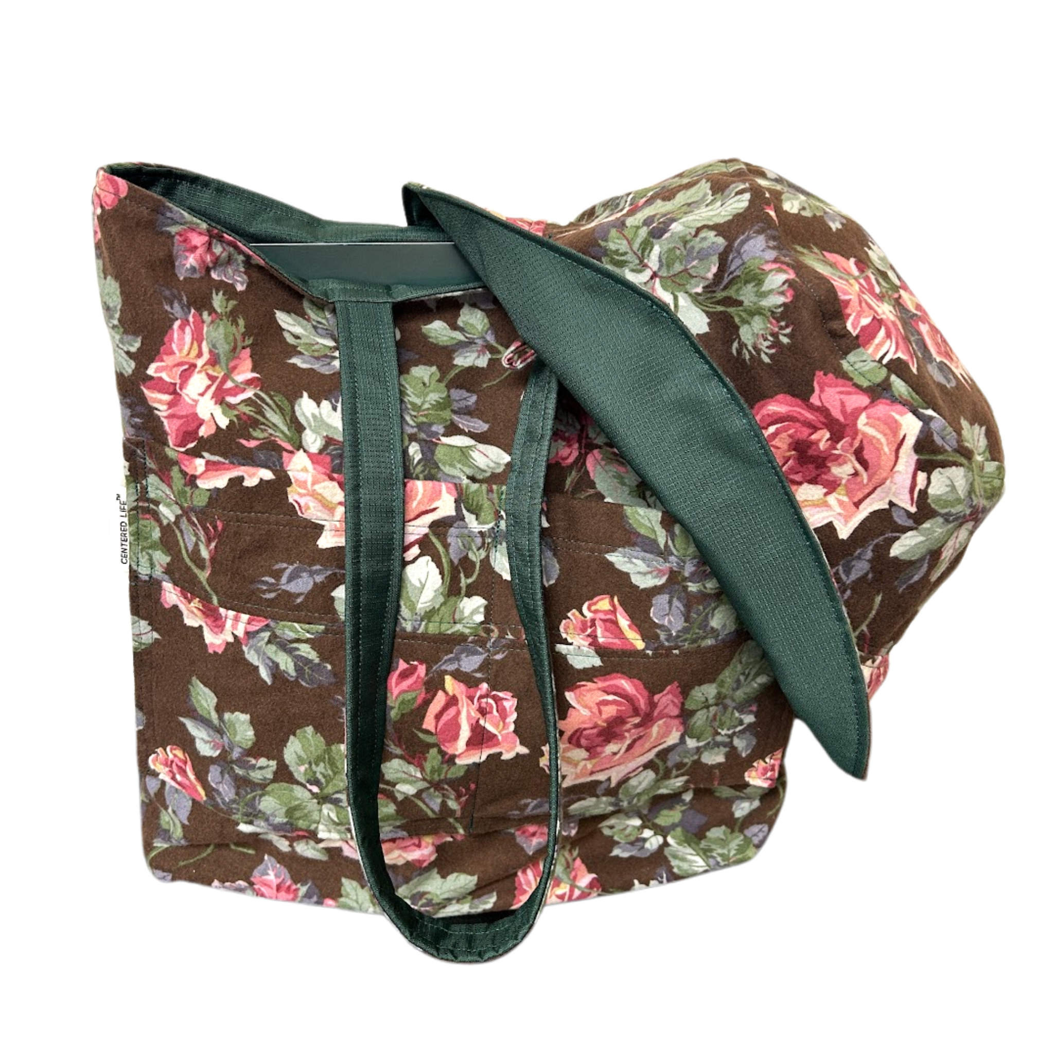 Reversible Tote Bag & Bucket Hat - Earth Rose