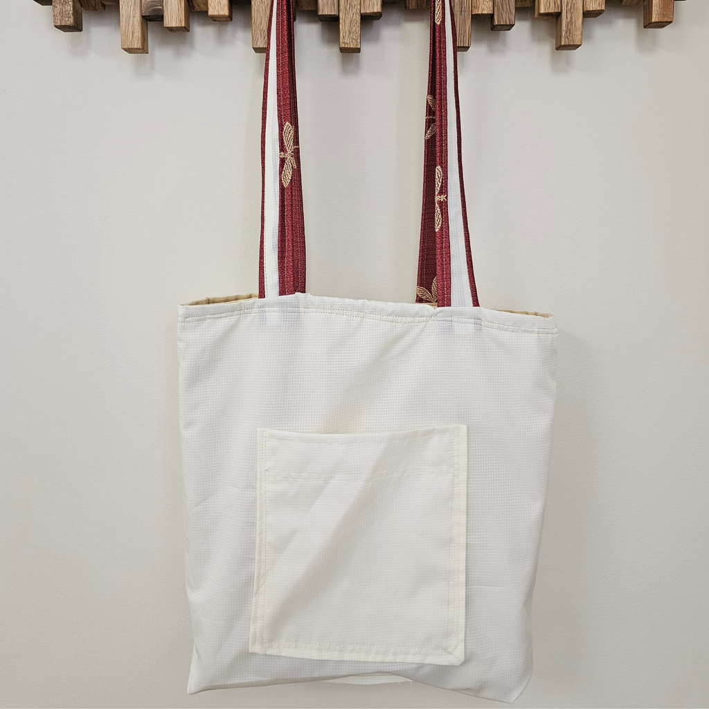 Specialty Reversible Tote Bag - Golden Dragonfly