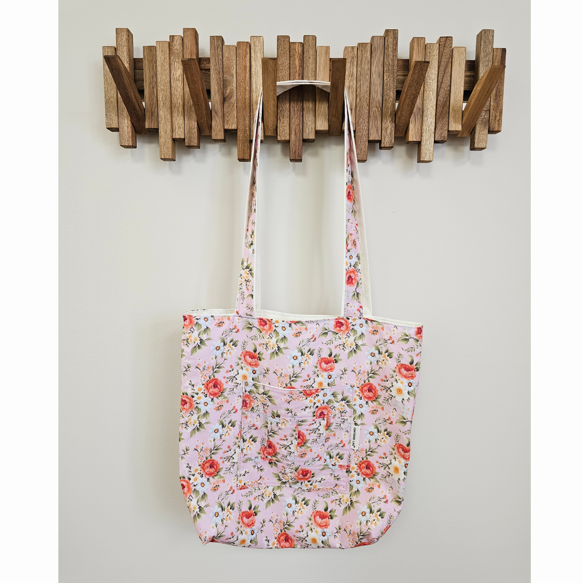 Speciality Reversible Tote Bag - Pink Floral