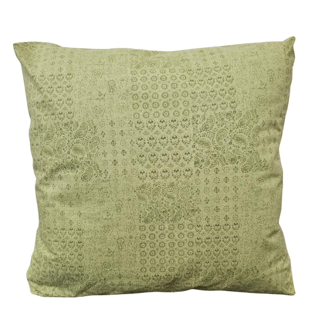 Premium Square Home Edition: Green Paisley