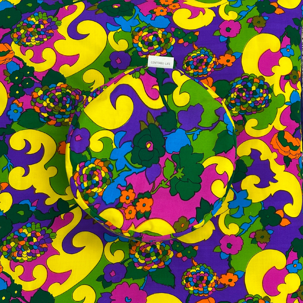 Zafu and Zabuton Set: Purple Haze