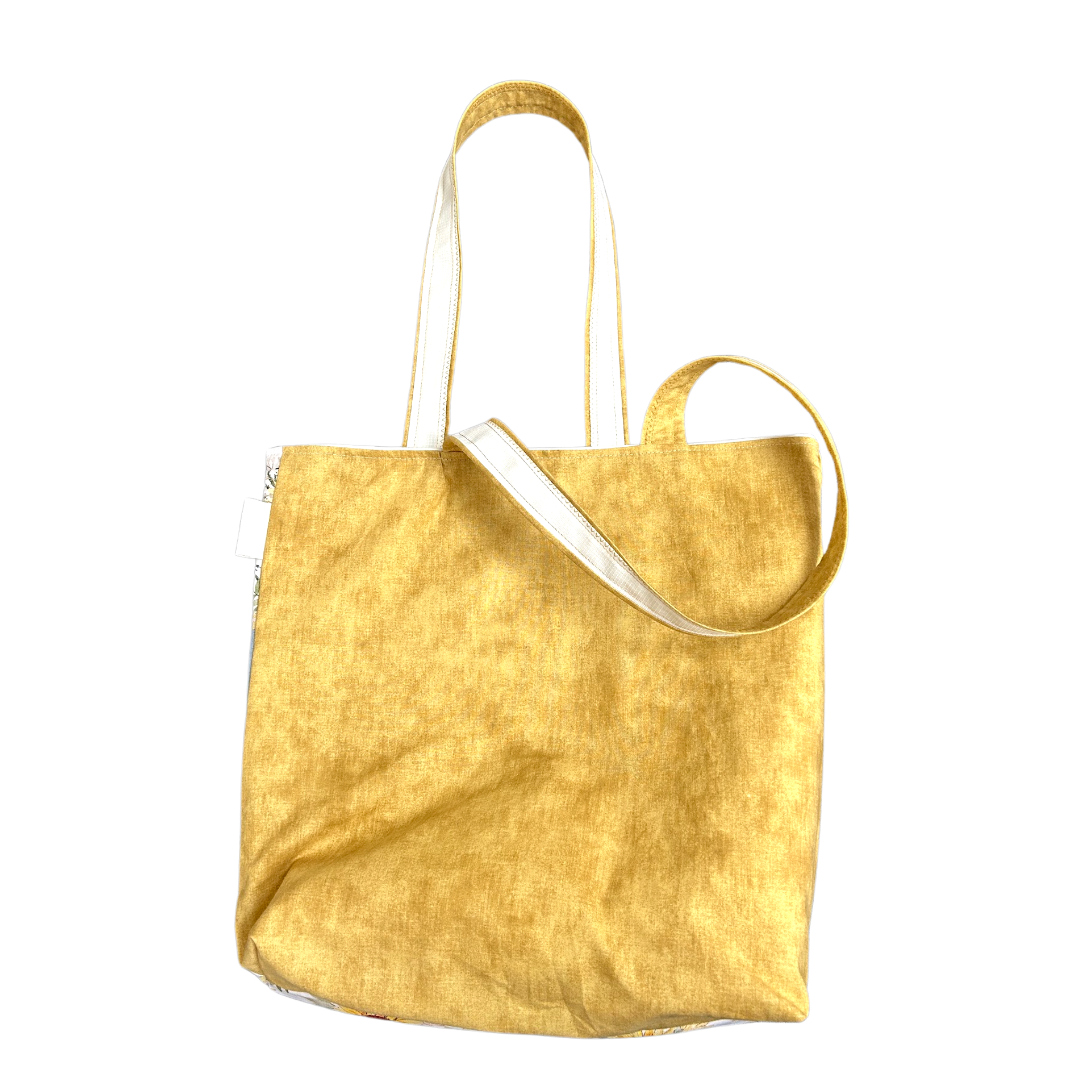 Reversible Tote Bag & Bucket Hat - Sunflower
