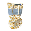 Reversible Tote Bag & Bucket Hat - Sunflower