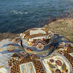 Zafu & Zabuton Set: Garden Mosaic